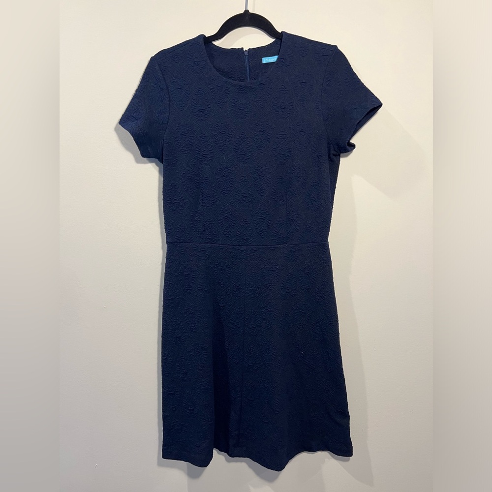 J McLaughlin Navy Fit and Flare Dress Size M